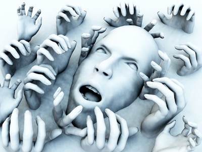 scary head